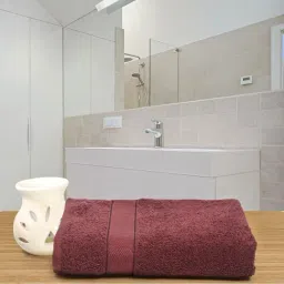 Creeva Wine 525 GSM Cotton Bath Towel-16
