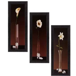 eCraftIndia Set of 3 Satin Matt Textured Art Painting-32