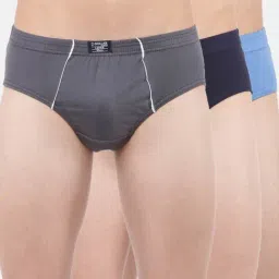 Dollar Lehar Multicolor Solid Briefs (Pack of 3)-picture-21