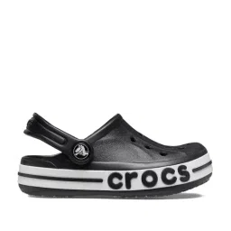 Crocs Kids Bayaband Black Back Strap Clogs-image-36