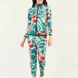 Chkokko Green Printed Tracksuit-image-121