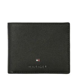 Tommy Hilfiger Black Casual Leather Bi-Fold Wallet for Men-image-10