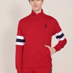 U.S. Polo Assn. Red Cotton Regular Fit Sweatshirt-picture-1