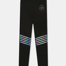 Allen Solly Kids Black Striped Legging-image-94