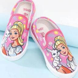 Kidsville Kids Pink Plimsolls-image-90