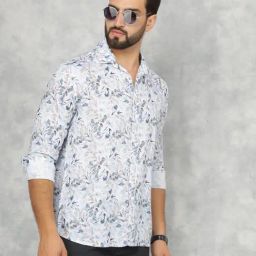Crimsoune Club Multi Slim Fit Floral Print Shirt-image-77