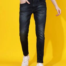 Belliskey Blue Denim Skinny Solid Jeans-image-56