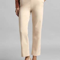 Van Heusen Beige Regular Fit Trousers-image-82