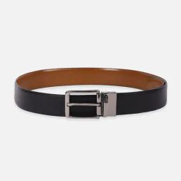 Van Heusen Black & Tan Leather Casual Belt-image-57