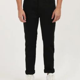 Calvin Klein Jeans Black Cotton Regular Fit Jeans-picture-12