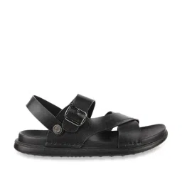 Da Vinchi by Metro Men's Black Sling Back Sandals image 2