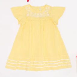Pantaloons Junior Girls Yellow Dress-image-10
