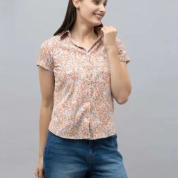 PURYS Multicolored Printed Shirt-image-3