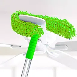 iLife Microfiber Feather Dusters with telescoping Steel Pole high Reaching dust Cleaner Ceiling Fan-image-29