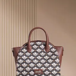 ZOUK Women Floral Printed Swagger Handheld Bag-54
