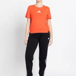 adidas Black Regular Stripes Track Pant-image-42