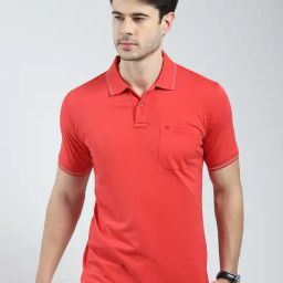 Monte Carlo Red Regular Fit Polo T-Shirt-image-52