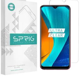 Sprig Tempered Glass Guard for Vivo Y19 (Pack of 1)-28