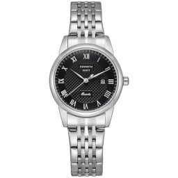 Kenneth Scott Women's Black Dial Analog Watch - K23530-SBSB-image-89