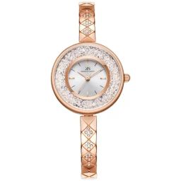 Kenneth Scott Women's Silver Dial Analog Watch - K23515-RBKS-image-87