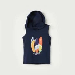 Juniors by Lifestyle Navy Cotton Printed T-Shirt-picture-17