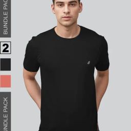 Lux Nitro Black & Red Regular Fit T-Shirt-image-87