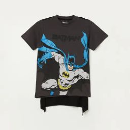 Fame Forever by Lifestyle Kids Charcoal Printed Regular Fit T-Shirt-image-85
