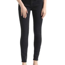 Calvin Klein Skinny Black Double Lightly Washed Mid Rise Jeans-image-61