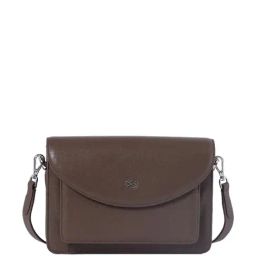 You & Vee Brown Solid Medium Sling Handbag-picture-44