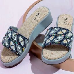 Inc.5 Women's Grey Ethnic Wedges-image-22