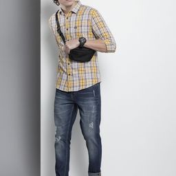 The Indian Garage Co Men Checked Casual Shirt-image-40