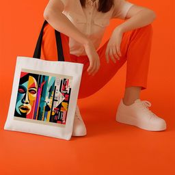 ARTBUG Printed Shopper Tote Bag-16