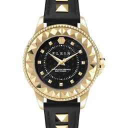 PHILIPP PLEIN plein lady rock Women Brass Dial & Leather Straps Analogue Watch PWPQA0224-26