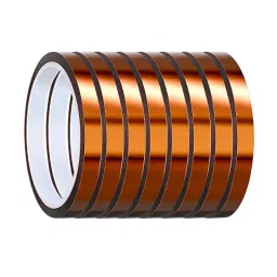 SCHOFIC Kapton Tape Polyimide ‎Brown 6 mm Width 33 m Length, 1222UNVVFMZ (Pack of 10)-picture-7
