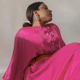 Athena Fuchsia Satin Maxi Dress-image-18