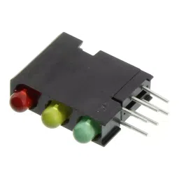 DIALIGHT LED, PCB, 3MM, R-Y-G, 564-0200-132F-15