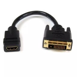 StarTech.com Female HDMI to Male DVI-D Dual Link Cable High Speed 20 cm 1920x1200p, HDDVIFM8IN-image-40