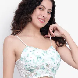 BRACHY Medium Coverage Lightly Padded Bralette Bra with All Day Comfort image 4
