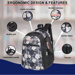 Tinytot Kids Printed Backpack image 2