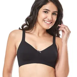 Every De by Amante Black Non Padded Non Wired Full Coverage Bra-image-90