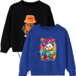 Joggers Park Kids-Unisex Multicoloured Cotton Sweatshirts-image-93