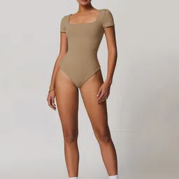 StyleCast Square Neck Short Sleeve Bodysuit-image-90