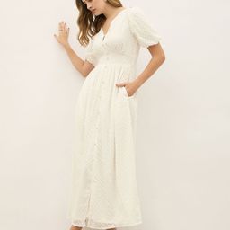 Styli Women Puff Sleeve A-Line Maxi Dress-image-44