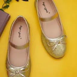 BOYZ N GALZ Girls Embellished Mary Janes Flats-53