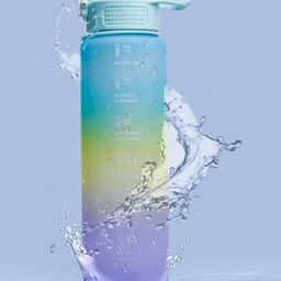Voncasa Travel Water Bottle, Multi, 1100 ml-11