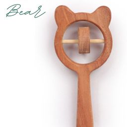 OpaToys Natural Wooden Neem Rattle Bear is a safe, eco-friendly toy designed to entertain and soothe babies-picture-25