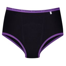 SuperBottoms Maxabsorb Bamboo Cotton Solid Stain Proof 8Hr Absorbent Period Panty - Black-image-39