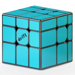 Cubelelo Drift 3x3 Mirror Blue (Magnetic) (Tiled) Speedcube | Premium New Version Shape-Shifting Puzzle with Stunning Looks, Buttery Smooth Turns & Durability | Ideal for Kids Boys Girls Ages 6 & up-picture-5