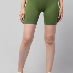 DRAXSTAR Women Pack Of 2 Slim Fit Mid Rise Cycling Sports Shorts-image-75