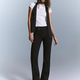 Bershka Short Sleeve Rhinestone T-shirt-picture-38